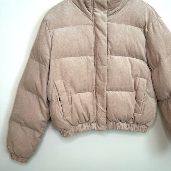 Women’s Cotton-On Corduroy Puffer Coat Size 12 - Picture 5 of 11